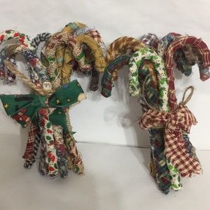 Christmas candy canes primitive total of 24